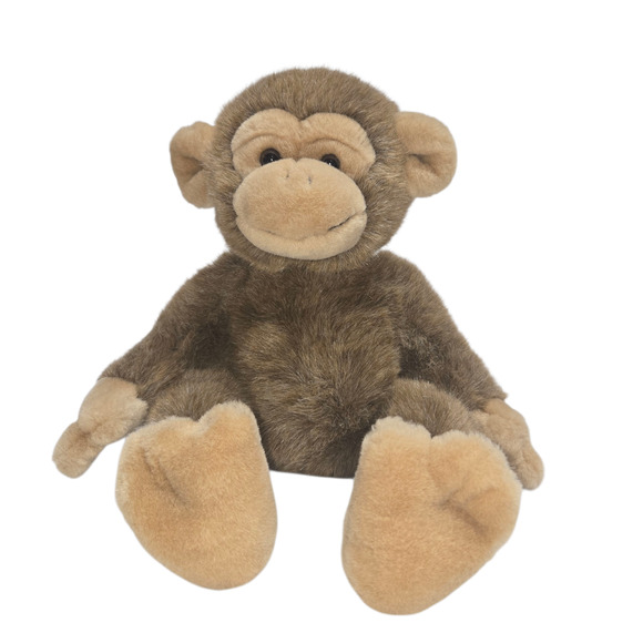 Russ Berrie Jimby Plush Monkey Stuffed Animal 13 Inch Brown Soft Toy - Picture 1 of 11